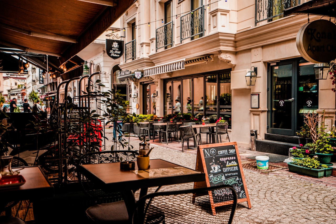 Café Auszeit von außen